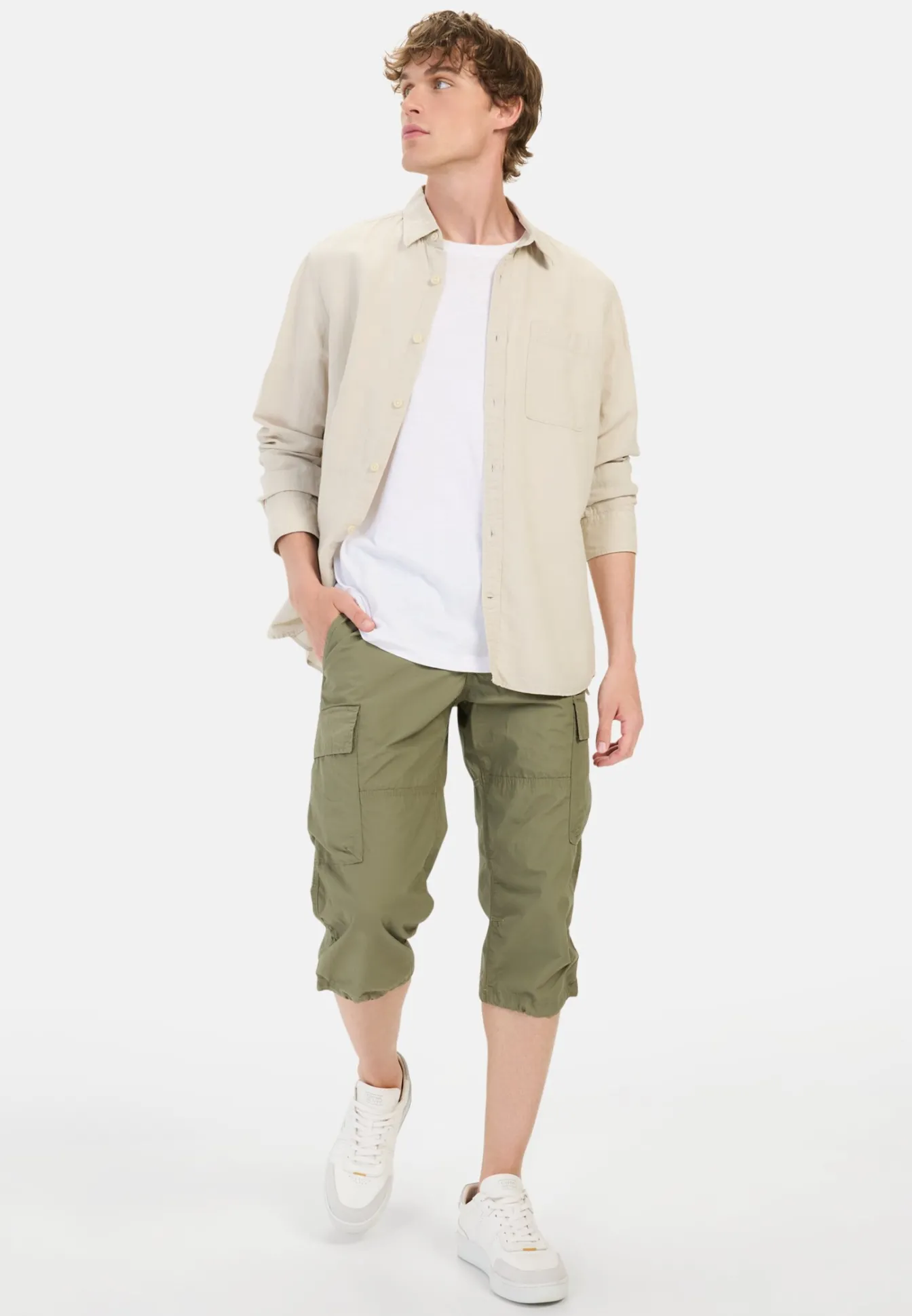 Herren Camel Active Shorts & Bermudas^3/4 Cargo Shorts Regular Fit