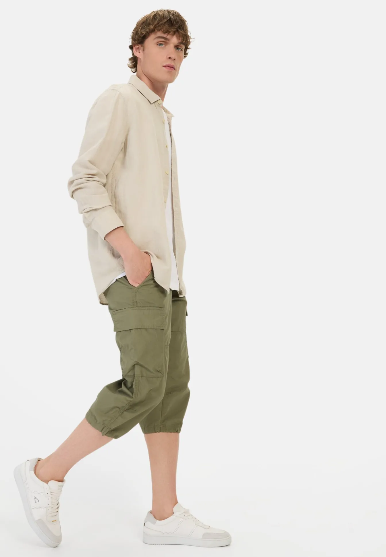 Herren Camel Active Shorts & Bermudas^3/4 Cargo Shorts Regular Fit