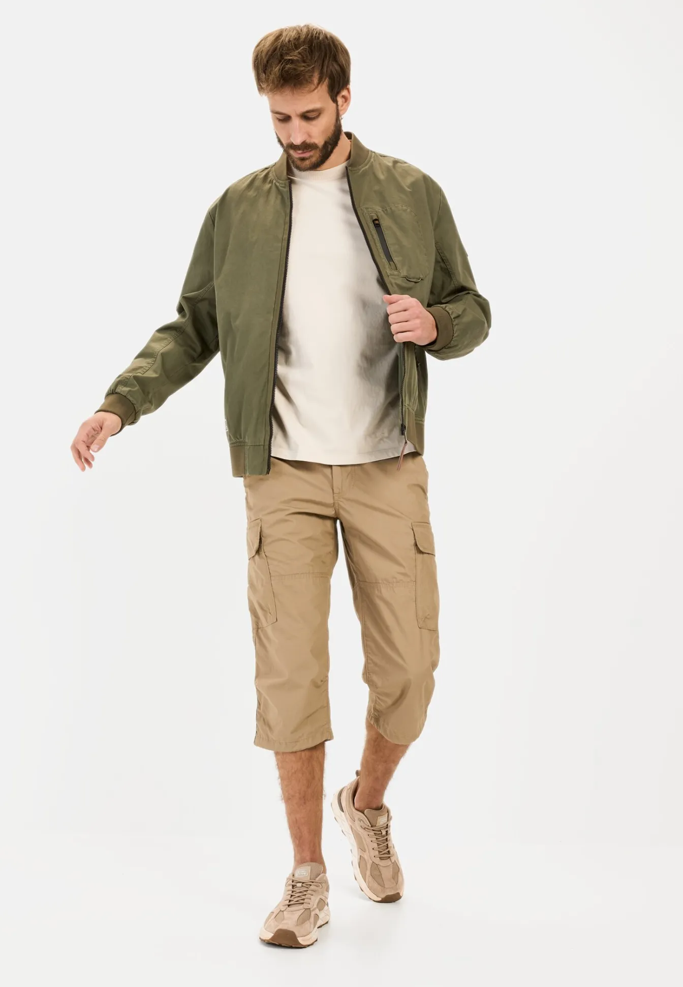 Herren Camel Active Shorts & Bermudas^3/4 Cargo Shorts Regular Fit