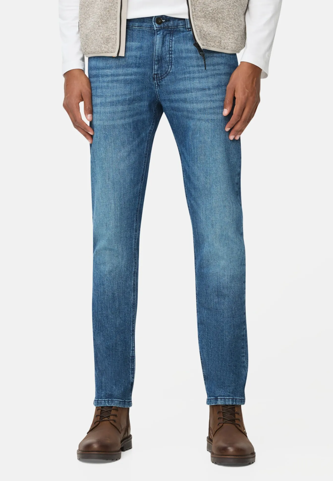 Herren Camel Active Jeans^5 Pocket Slim Fit Jeans
