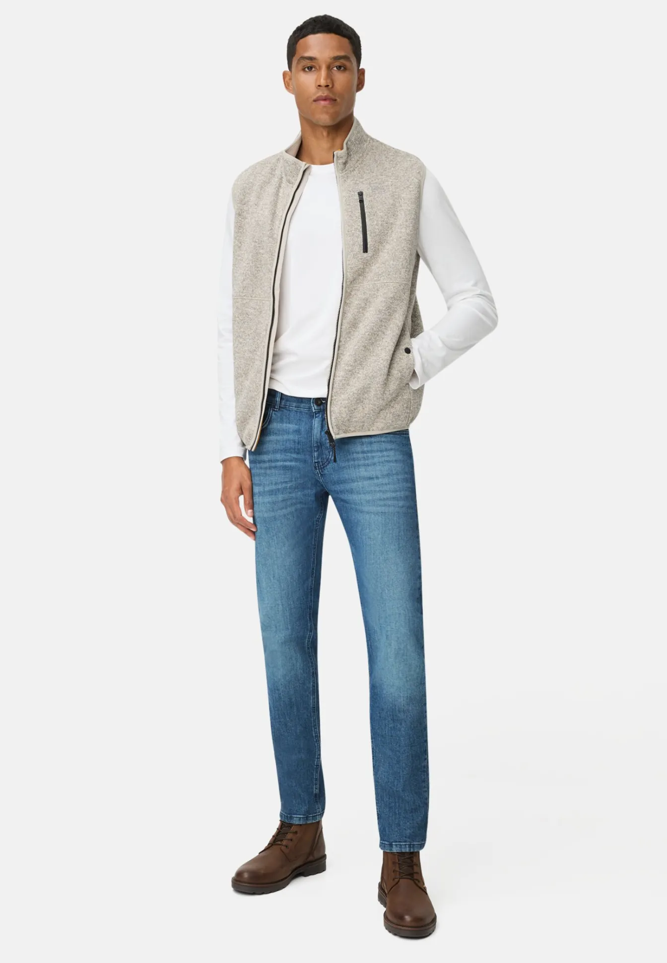 Herren Camel Active Jeans^5 Pocket Slim Fit Jeans
