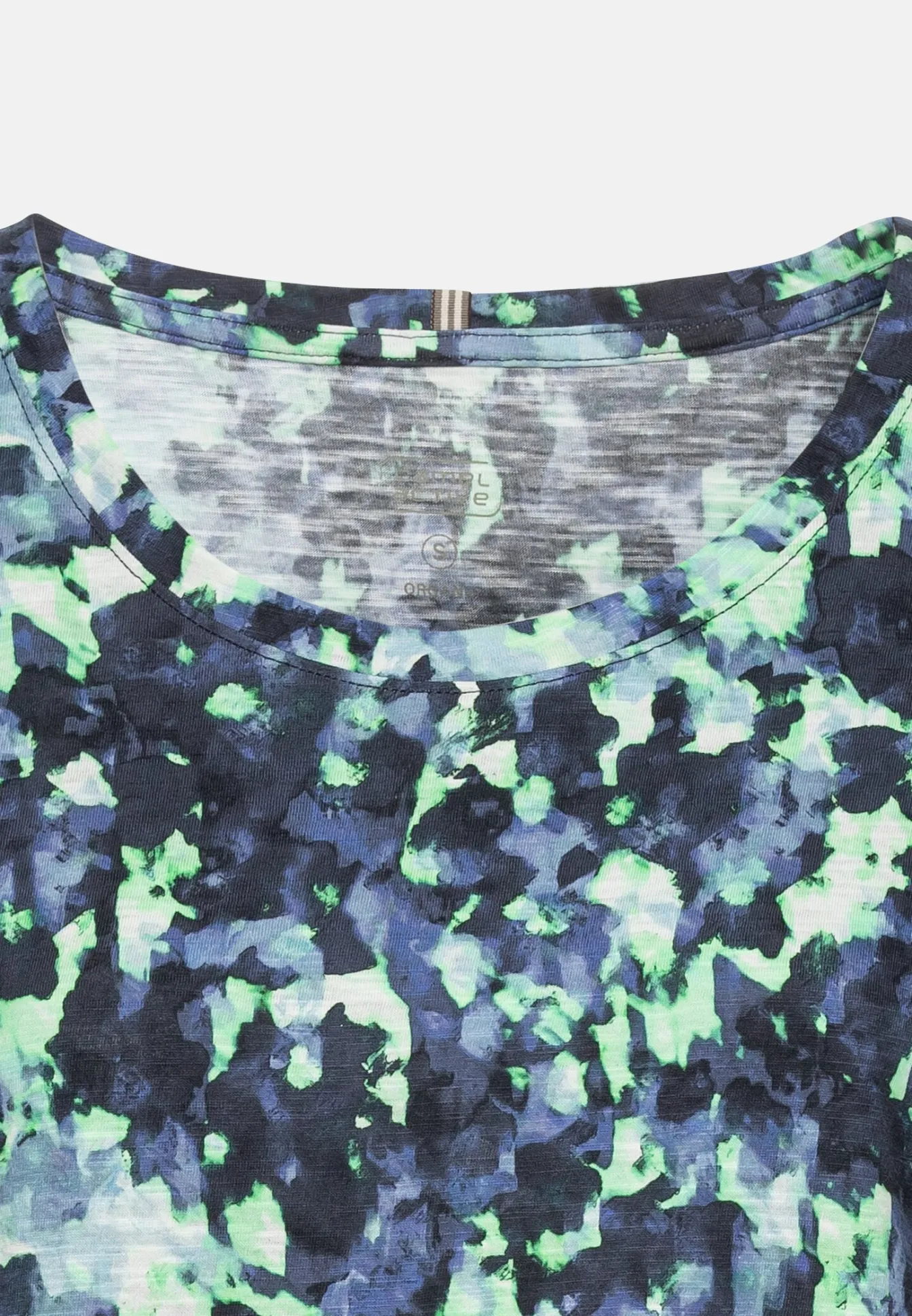 Damen Camel Active T-Shirts & Polos^Allover-Print Shirt mit zertifiziertem Organic Cotton