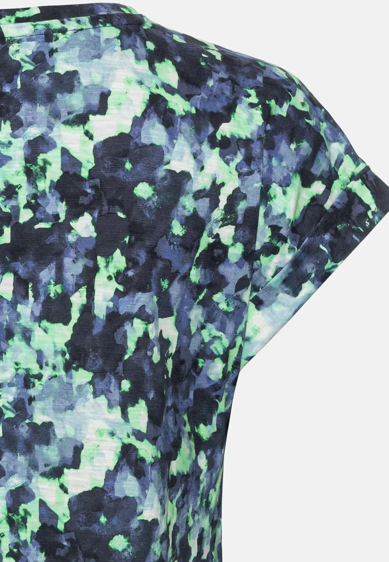 Damen Camel Active T-Shirts & Polos^Allover-Print Shirt mit zertifiziertem Organic Cotton