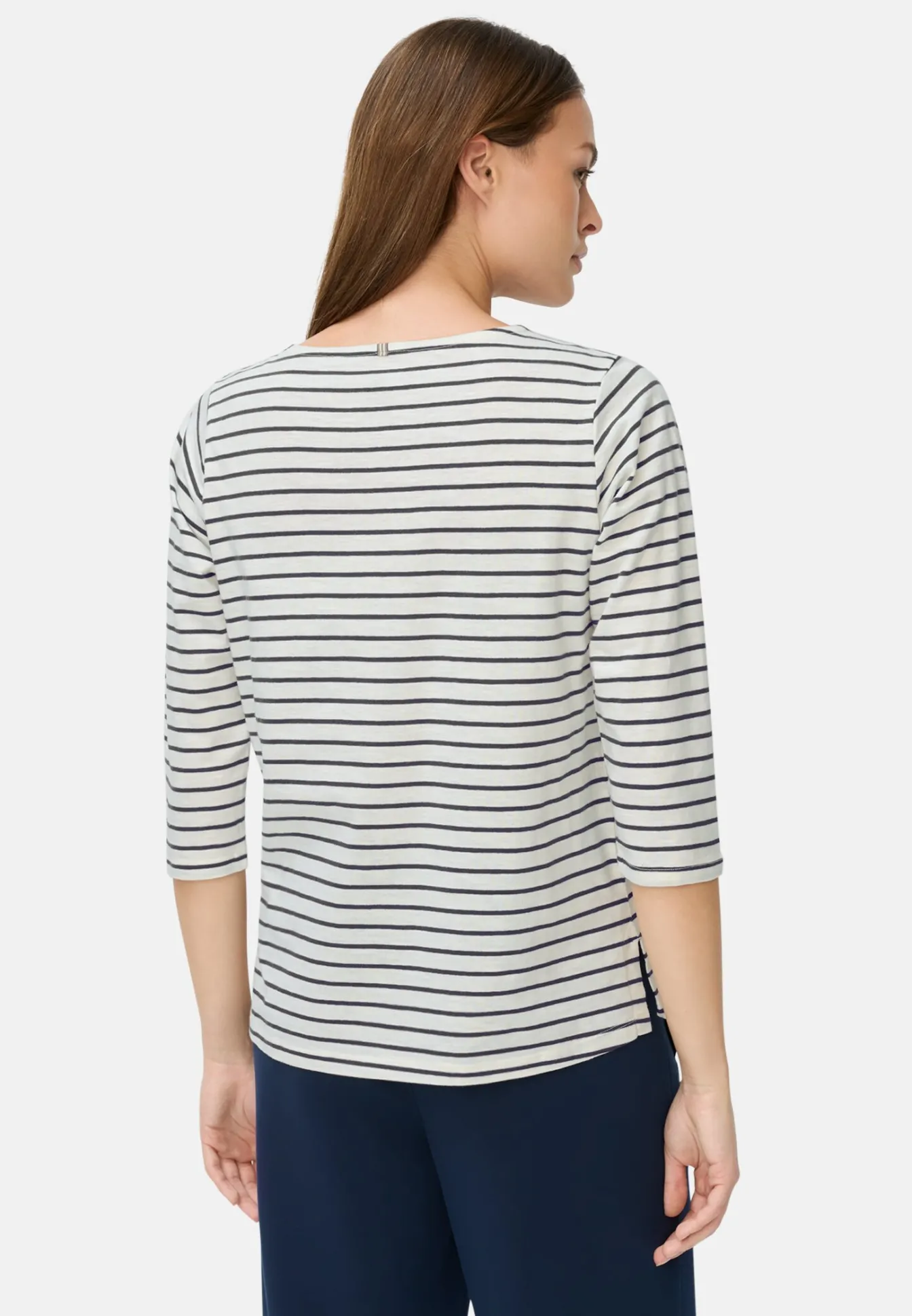 Damen Camel Active T-Shirts & Polos^3/4-Arm T-Shirt mit Seitenschlitzen