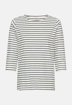 Damen Camel Active T-Shirts & Polos^3/4-Arm T-Shirt mit Seitenschlitzen