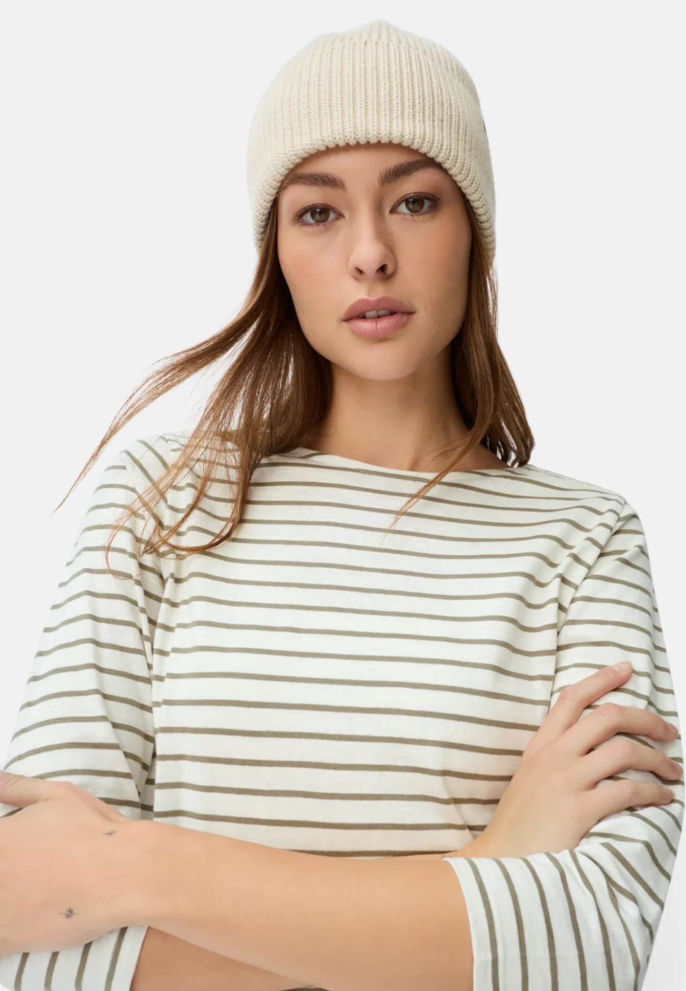 Damen Camel Active T-Shirts & Polos^3/4-Arm T-Shirt mit Seitenschlitzen