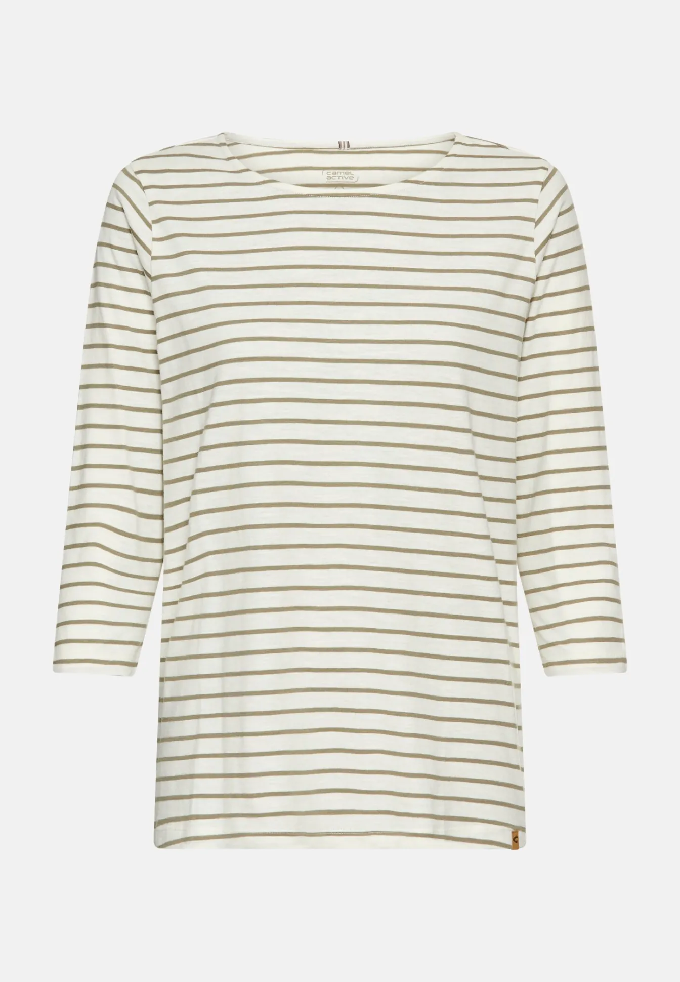 Damen Camel Active T-Shirts & Polos^3/4-Arm T-Shirt mit Seitenschlitzen