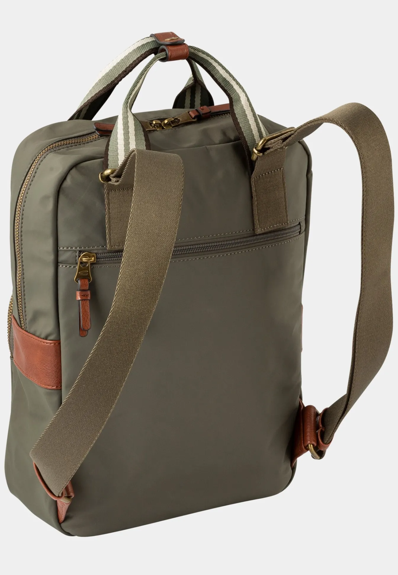 Damen Camel Active Taschen & Rucksäcke^BARI Rucksack mit Kunstlederbesatz