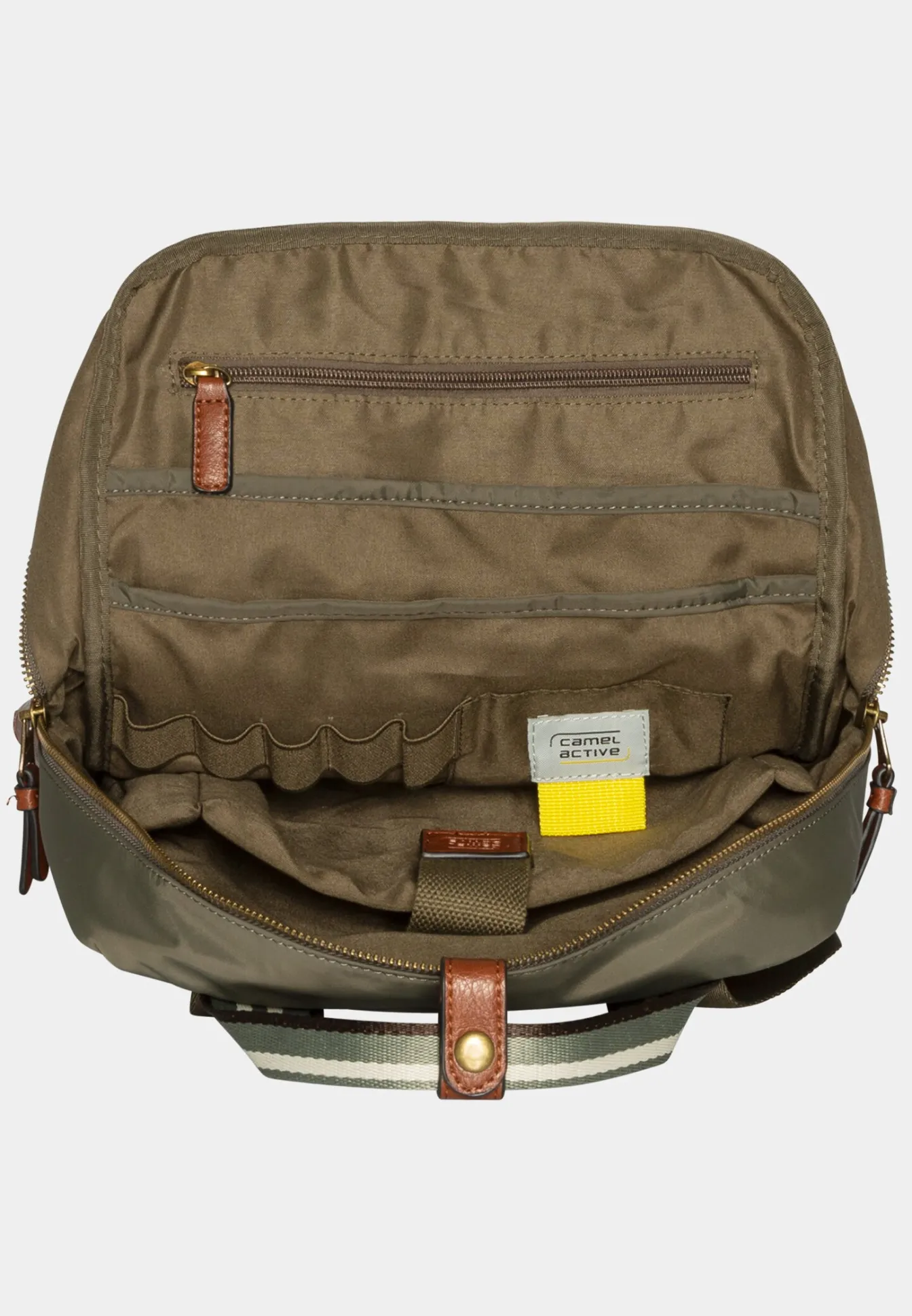 Damen Camel Active Taschen & Rucksäcke^BARI Rucksack mit Kunstlederbesatz