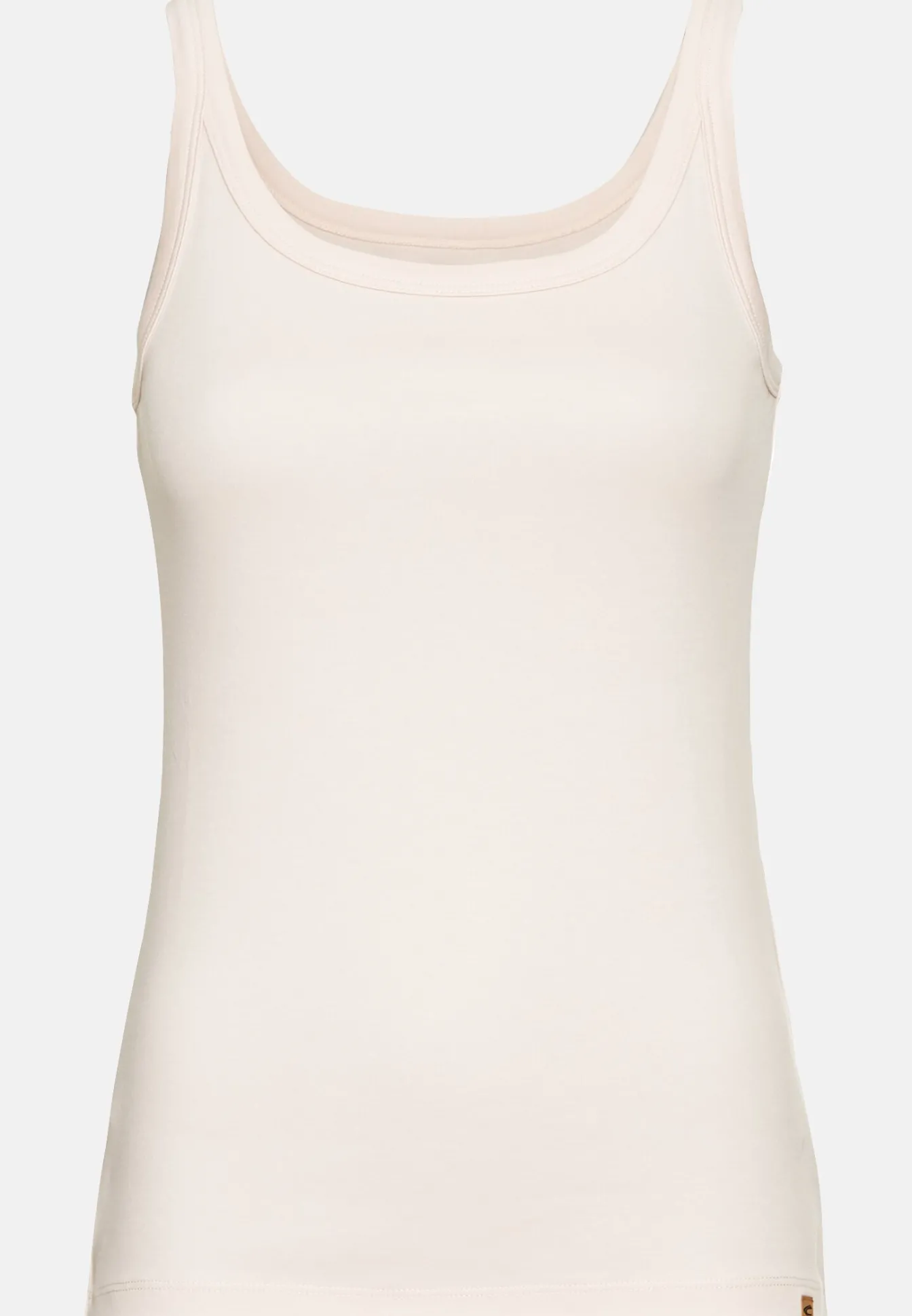 Damen Camel Active T-Shirts & Polos^Basic Top aus reiner Baumwolle