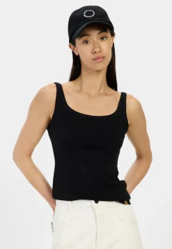 Damen Camel Active T-Shirts & Polos^Basic Top aus reiner Baumwolle