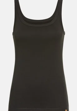 Damen Camel Active T-Shirts & Polos^Basic Top aus reiner Baumwolle