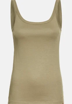 Damen Camel Active T-Shirts & Polos^Basic Top aus reiner Baumwolle