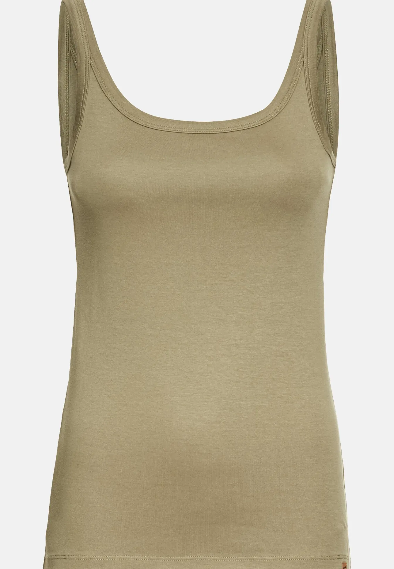 Damen Camel Active T-Shirts & Polos^Basic Top aus reiner Baumwolle