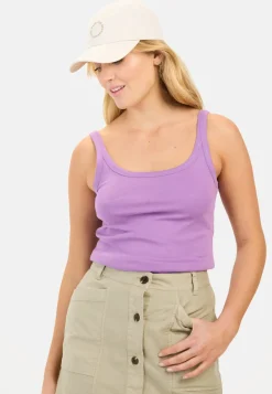 Damen Camel Active T-Shirts & Polos^Basic Top aus reiner Baumwolle