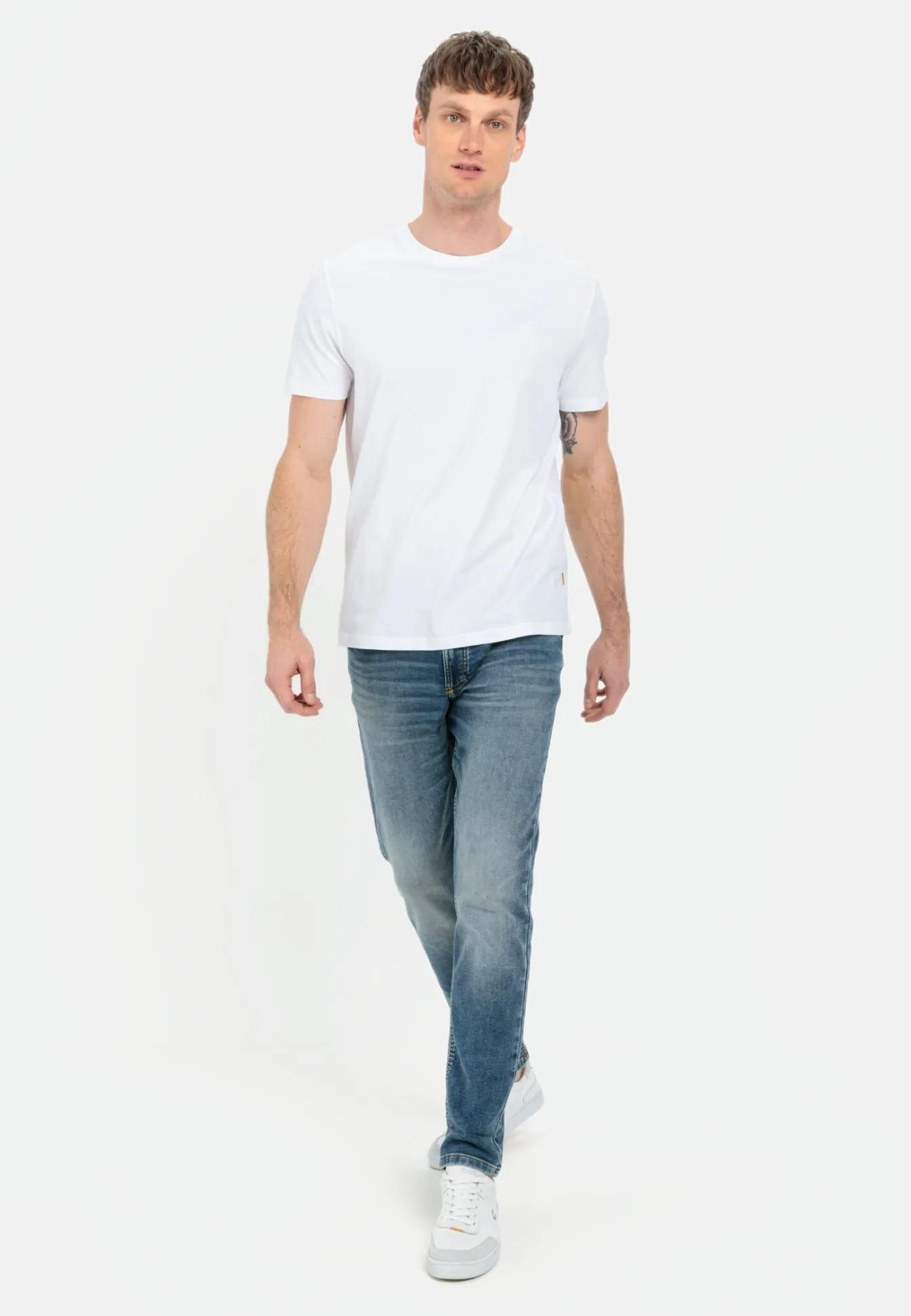 Herren Camel Active T-Shirts & Polos^Basic T-Shirt aus nachhaltigem Organic Cotton