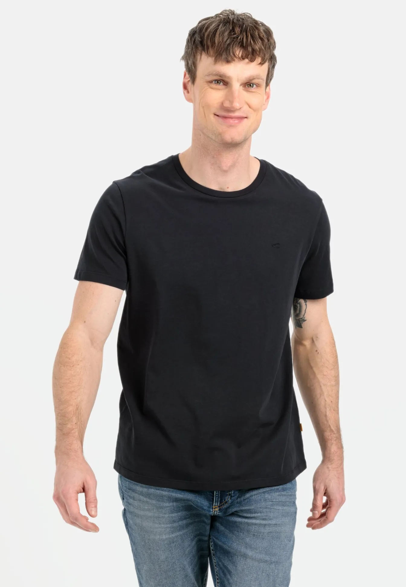 Herren Camel Active T-Shirts & Polos^Basic T-Shirt aus nachhaltigem Organic Cotton