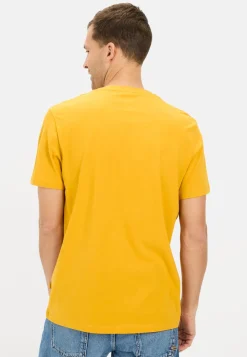 Herren Camel Active T-Shirts & Polos^Basic T-Shirt aus reiner Baumwolle