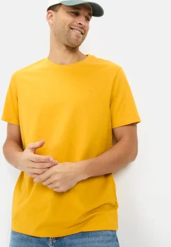 Herren Camel Active T-Shirts & Polos^Basic T-Shirt aus reiner Baumwolle
