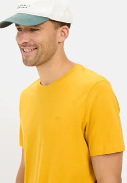 Herren Camel Active T-Shirts & Polos^Basic T-Shirt aus reiner Baumwolle