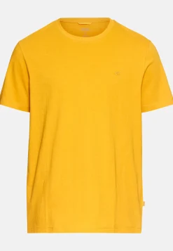 Herren Camel Active T-Shirts & Polos^Basic T-Shirt aus reiner Baumwolle