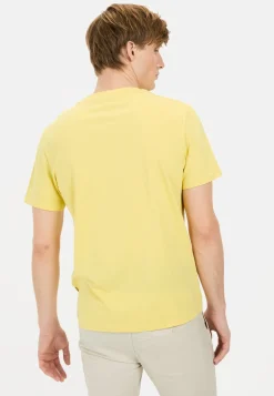Herren Camel Active T-Shirts & Polos^Basic T-Shirt aus reiner Baumwolle