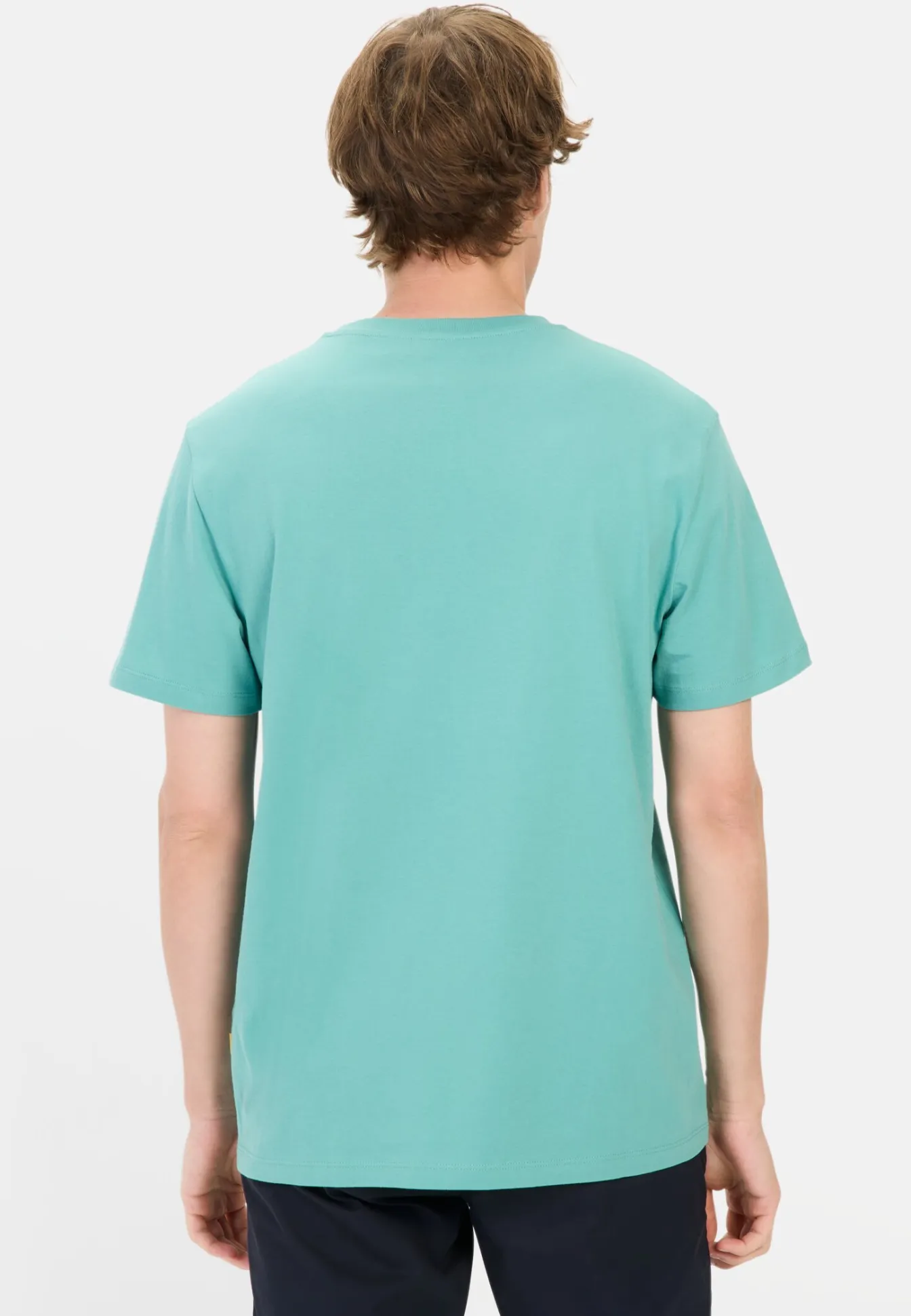 Herren Camel Active T-Shirts & Polos^Basic T-Shirt aus reiner Baumwolle