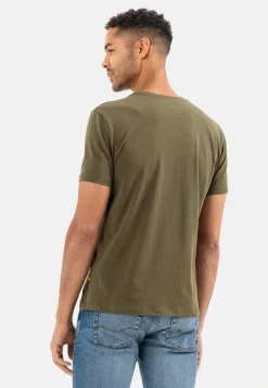 Herren Camel Active T-Shirts & Polos^Basic T-Shirt mit Rundhals aus Organic Cotton