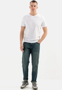 Herren Camel Active T-Shirts & Polos^Basic T-Shirt mit Rundhals aus Organic Cotton
