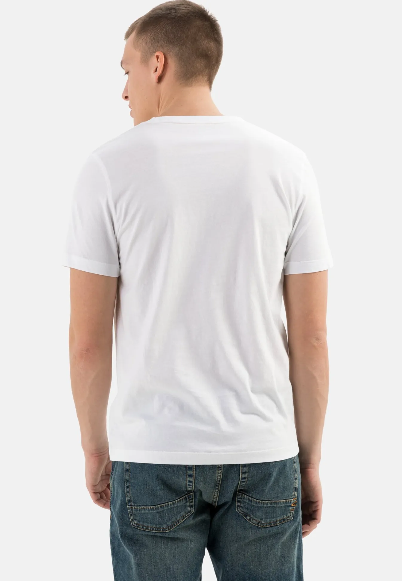 Herren Camel Active T-Shirts & Polos^Basic T-Shirt mit Rundhals aus Organic Cotton