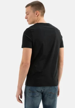 Herren Camel Active T-Shirts & Polos^Basic T-Shirt mit Rundhals aus Organic Cotton