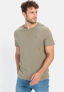 Herren Camel Active T-Shirts & Polos^Basic T-Shirt mit Rundhals aus Organic Cotton
