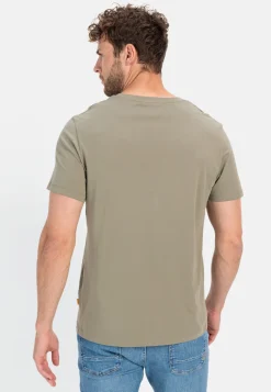 Herren Camel Active T-Shirts & Polos^Basic T-Shirt mit Rundhals aus Organic Cotton