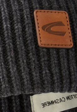 Herren Camel Active Caps & Mützen^Beanie aus einem Baumwoll-Kaschmir-Mix