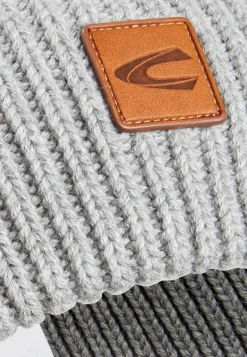 Herren Camel Active Caps & Mützen^Beanie aus einem Baumwoll-Kaschmir-Mix