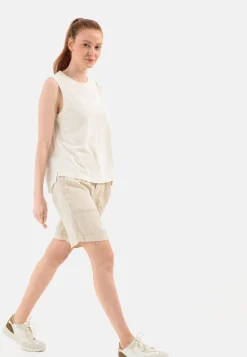 Damen Camel Active Hosen^Bermuda mit elastischem Bund aus TENCEL™ Lyocell