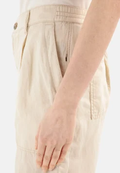 Damen Camel Active Hosen^Bermuda mit elastischem Bund aus TENCEL™ Lyocell
