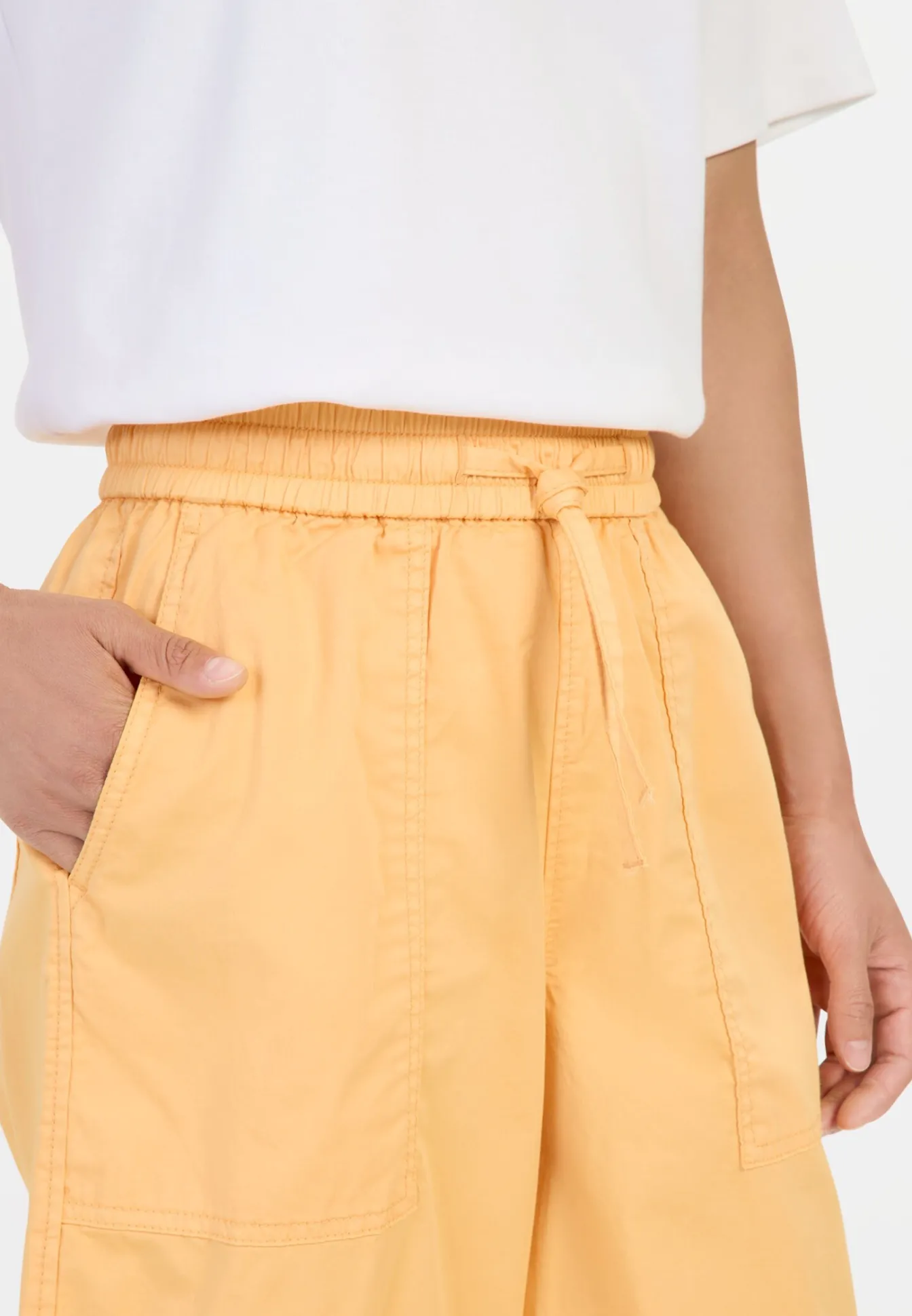 Damen Camel Active Hosen^Bermuda Shorts mit elastischem Tunnelzug