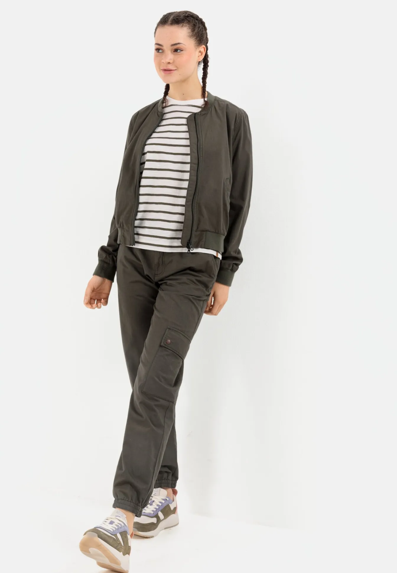 Damen Camel Active Jacken & Westen^Blouson im College-Style