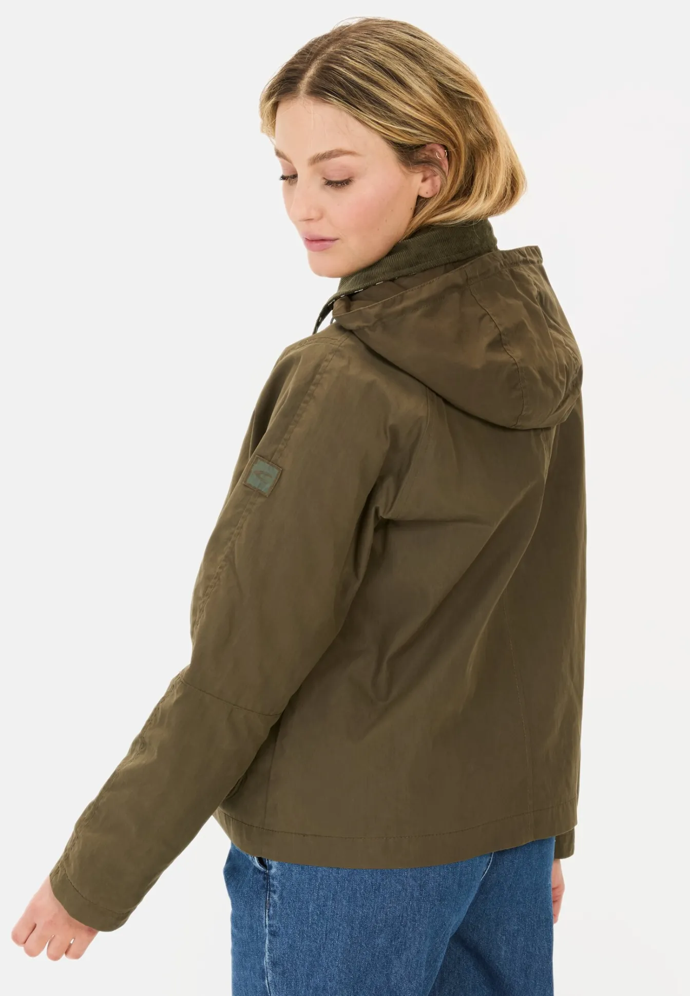 Damen Camel Active Jacken & Westen^Blouson mit Cordkragen