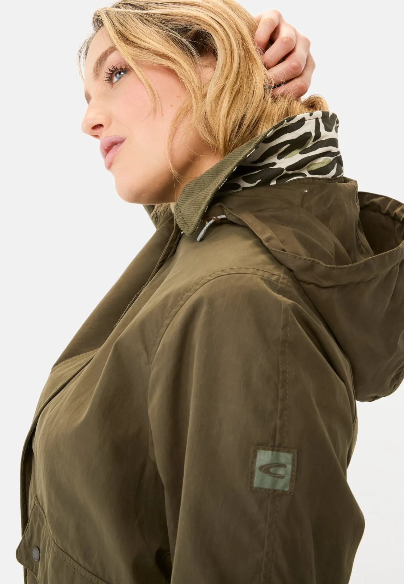 Damen Camel Active Jacken & Westen^Blouson mit Cordkragen
