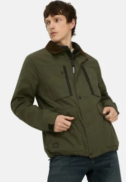 Herren Camel Active Jacken & Westen^Blouson mit Hemdkragen und Fleece-Futter