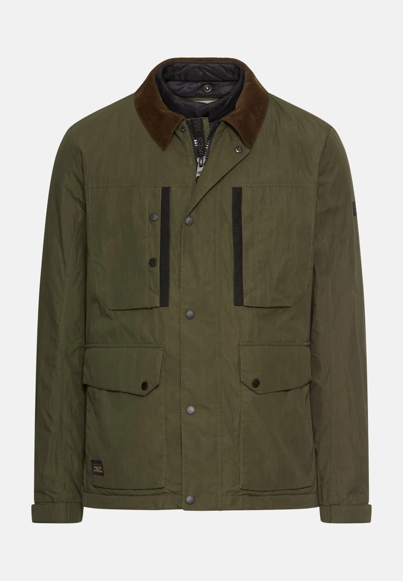 Herren Camel Active Jacken & Westen^Blouson mit Hemdkragen und Fleece-Futter