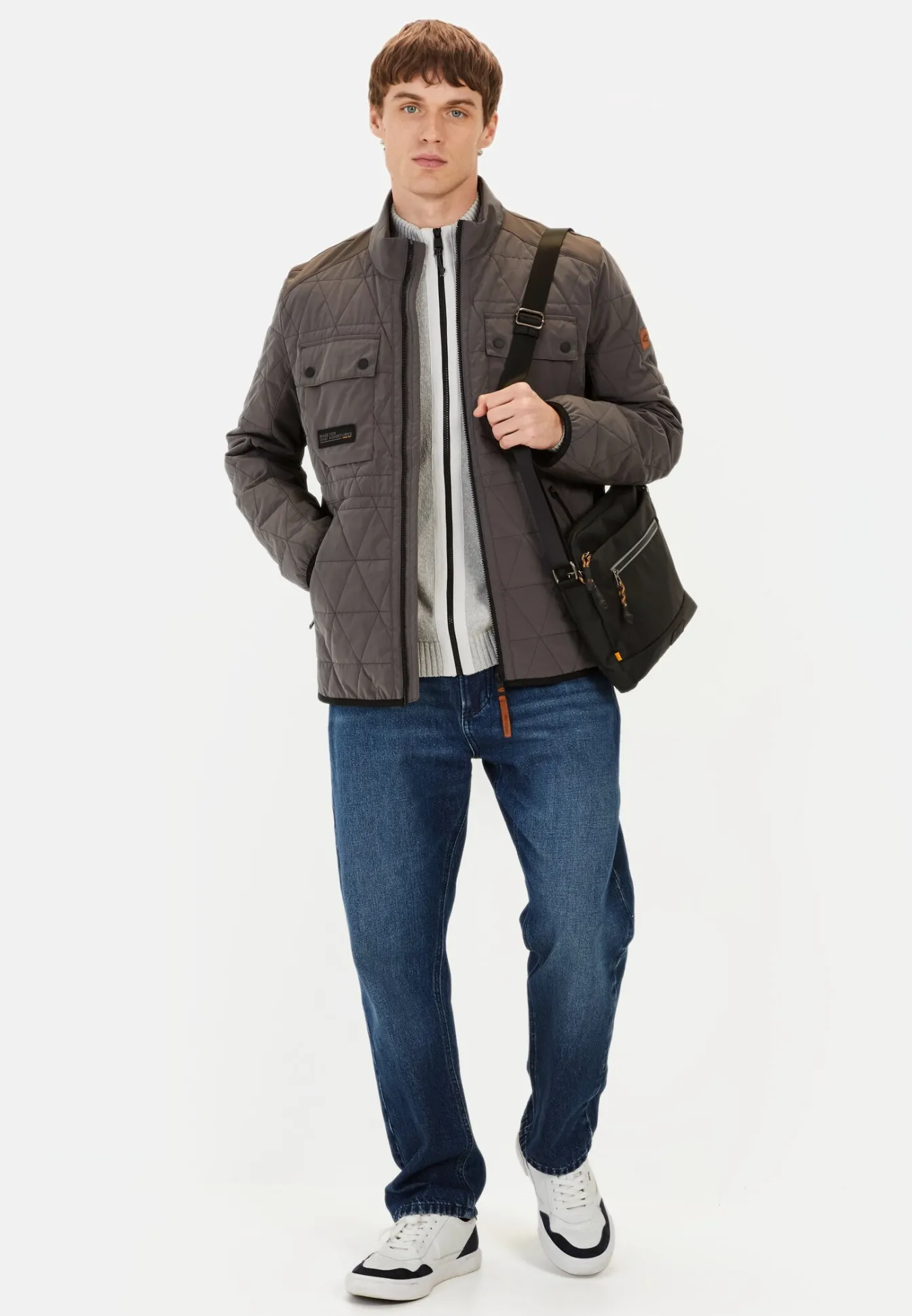 Herren Camel Active Jacken & Westen^Blouson mit Stehkragen