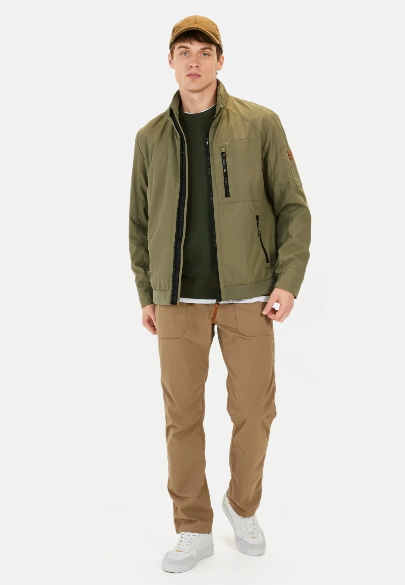 Herren Camel Active Jacken & Westen^Blouson mit Stehkragen
