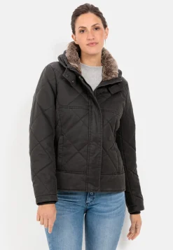 Damen Camel Active Jacken & Westen^Blouson mit Stehkragen im Vintage Look