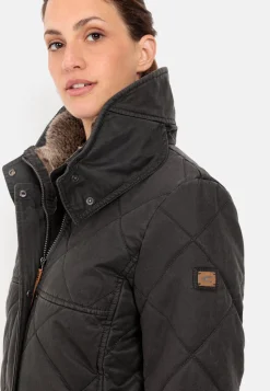 Damen Camel Active Jacken & Westen^Blouson mit Stehkragen im Vintage Look
