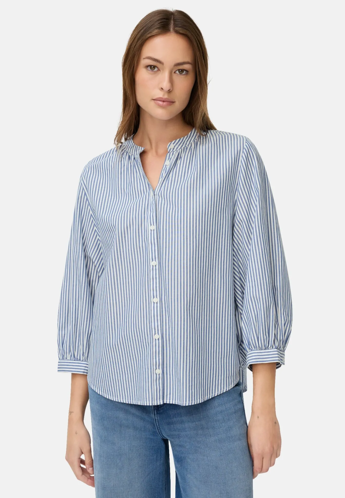 Damen Camel Active Blusen^Bluse aus reiner Baumwolle