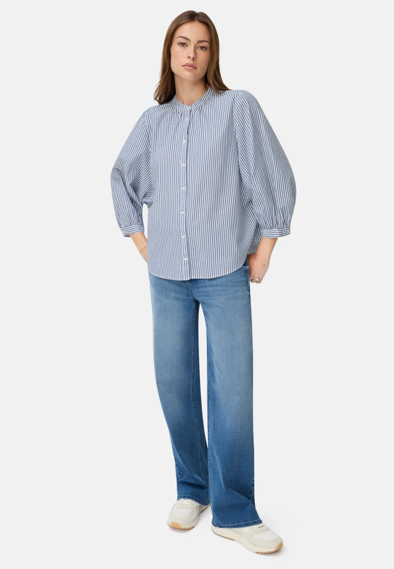 Damen Camel Active Blusen^Bluse aus reiner Baumwolle