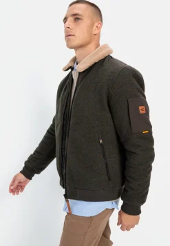 Herren Camel Active Jacken & Westen^Bomberjacke mit abnehmbarem Teddykragen